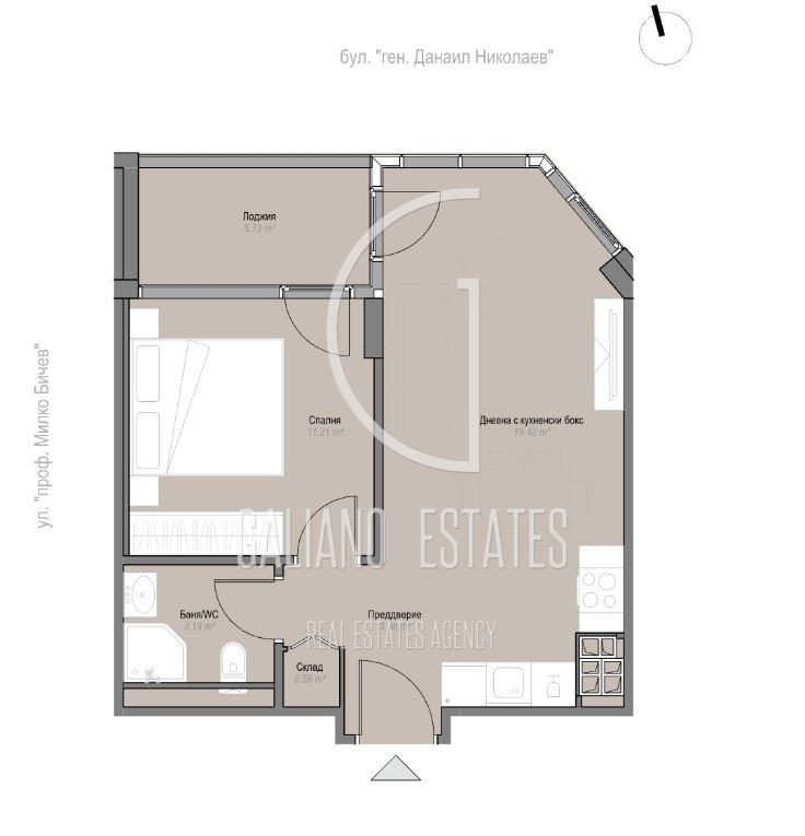 Продава 2-СТАЕН, гр. София, Оборище, снимка 3 - Aпартаменти - 49200387