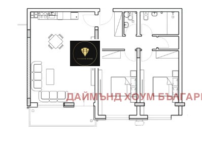 Продава 3-СТАЕН, гр. Пловдив, Младежки Хълм, снимка 2 - Aпартаменти - 48388785