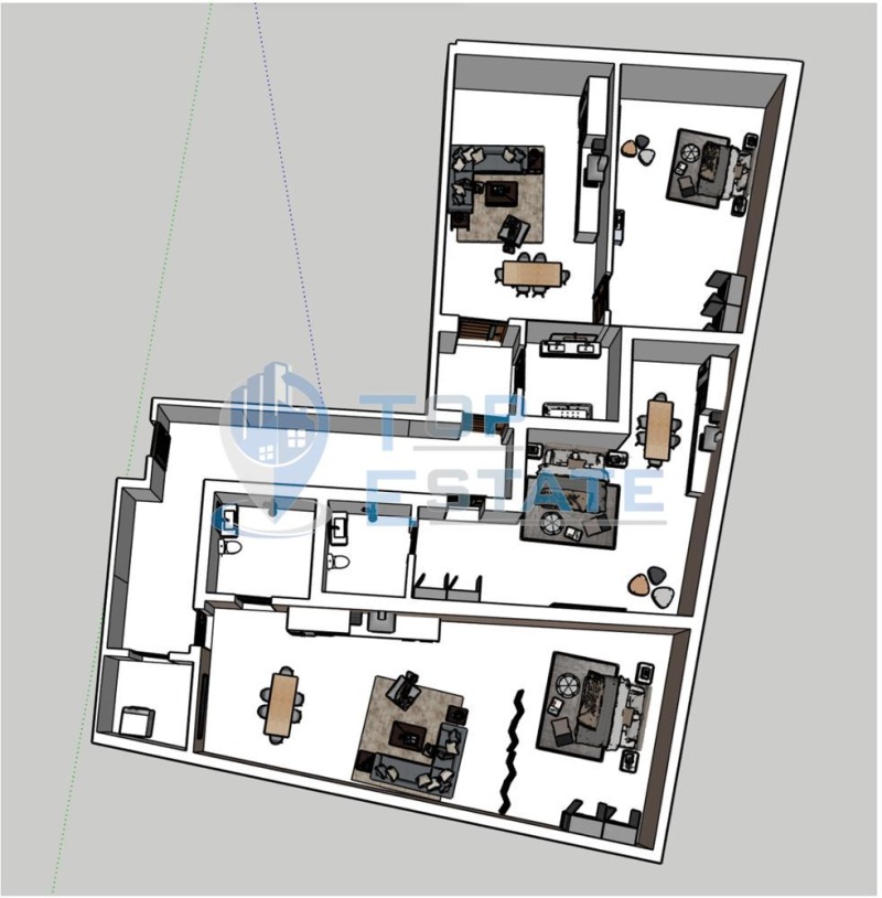 Продава  4-стаен град Велико Търново , Бузлуджа , 173 кв.м | 97496191 - изображение [2]