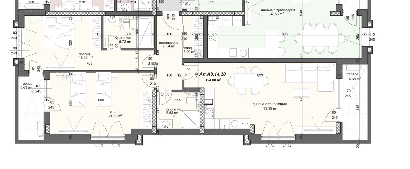 Продава 3-СТАЕН, гр. Пловдив, Тракия, снимка 2 - Апартаменти - 54034827