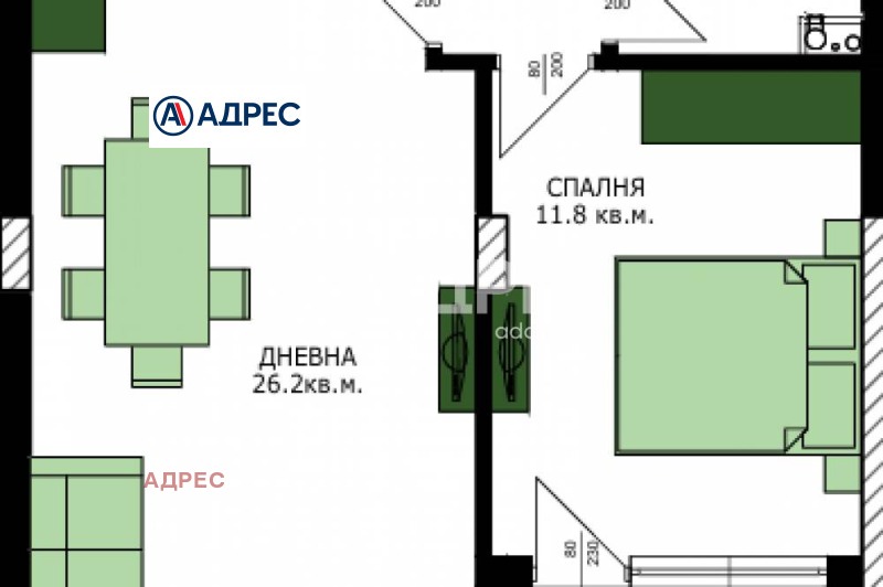 Продава 2-СТАЕН, гр. Варна, Кайсиева градина, снимка 2 - Апартаменти - 53069308