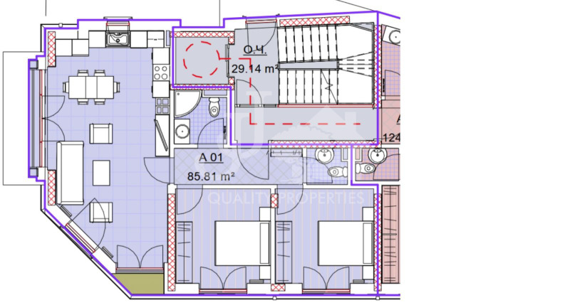 Zu verkaufen  2 Schlafzimmer Sofia , Manastirski liwadi , 86 qm | 71044220 - Bild [3]