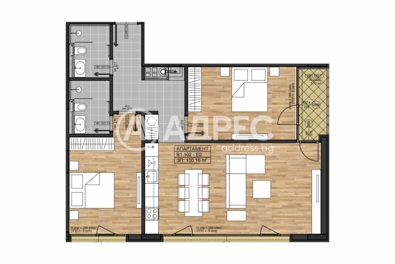 Na prodej  1 ložnice Sofia , Bojana , 101 m2 | 18569889 - obraz [4]