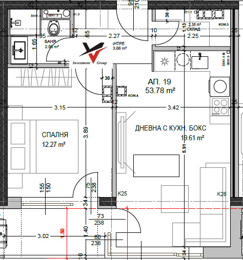 For Sale  1 bedroom Sofia , Ovcha kupel , 62 sq.m | 50428904 - image [2]