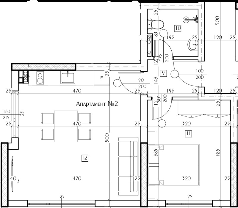 Продава 2-СТАЕН, гр. Благоевград, Освобождение, снимка 5 - Aпартаменти - 49091216