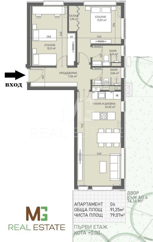 Na sprzedaż  1 sypialnia Sofia , Owcza kupel , 67 mkw | 96907656 - obraz [7]