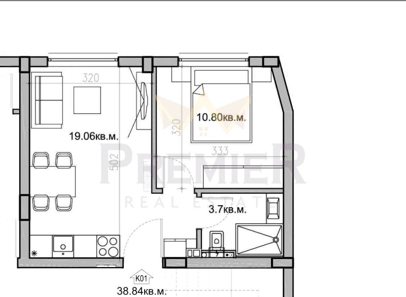 Na sprzedaż  1 sypialnia Warna , Briz , 44 mkw | 67895439 - obraz [6]