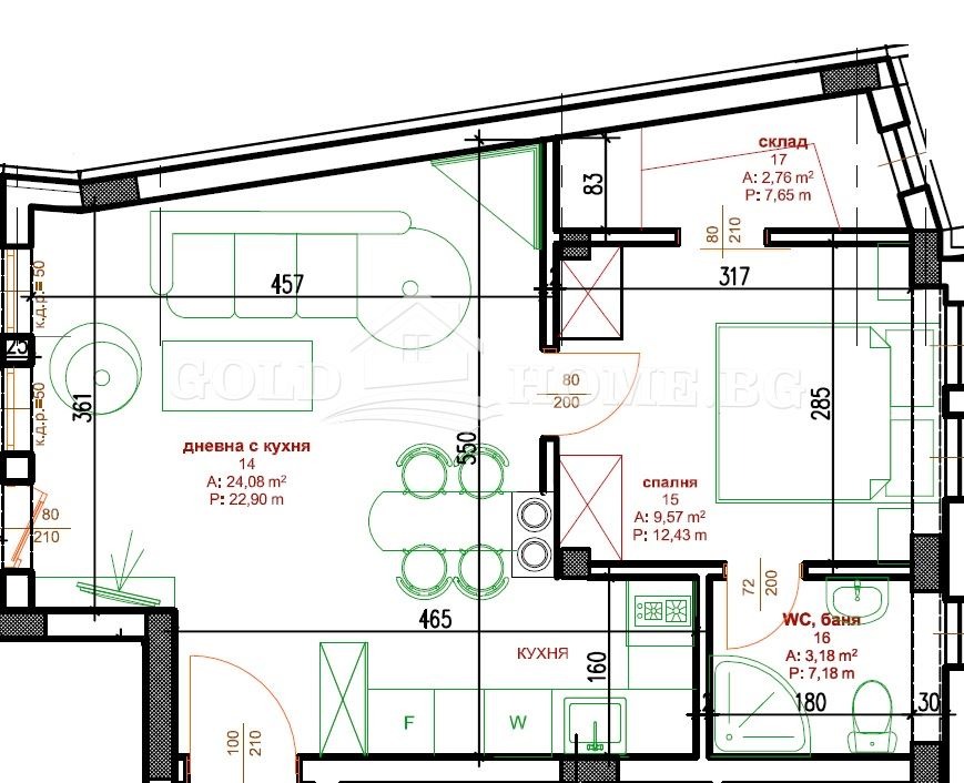 Продава 2-СТАЕН, гр. Пловдив, Център, снимка 8 - Апартаменти - 54501789