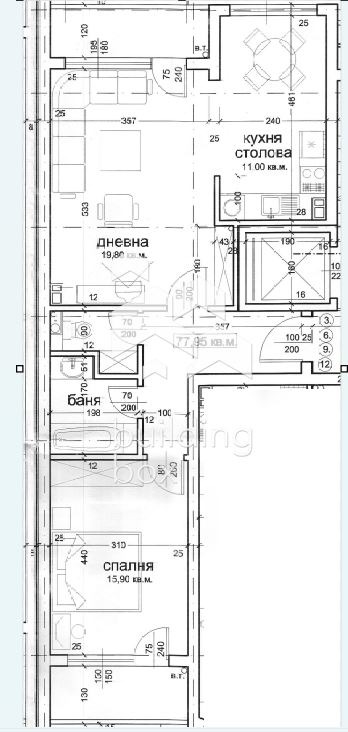 Продава 2-СТАЕН, гр. София, Манастирски ливади, снимка 3 - Aпартаменти - 46848404