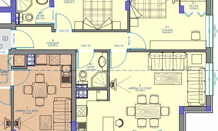 Продава 3-СТАЕН, гр. София, Хаджи Димитър, снимка 3 - Апартаменти - 54128605