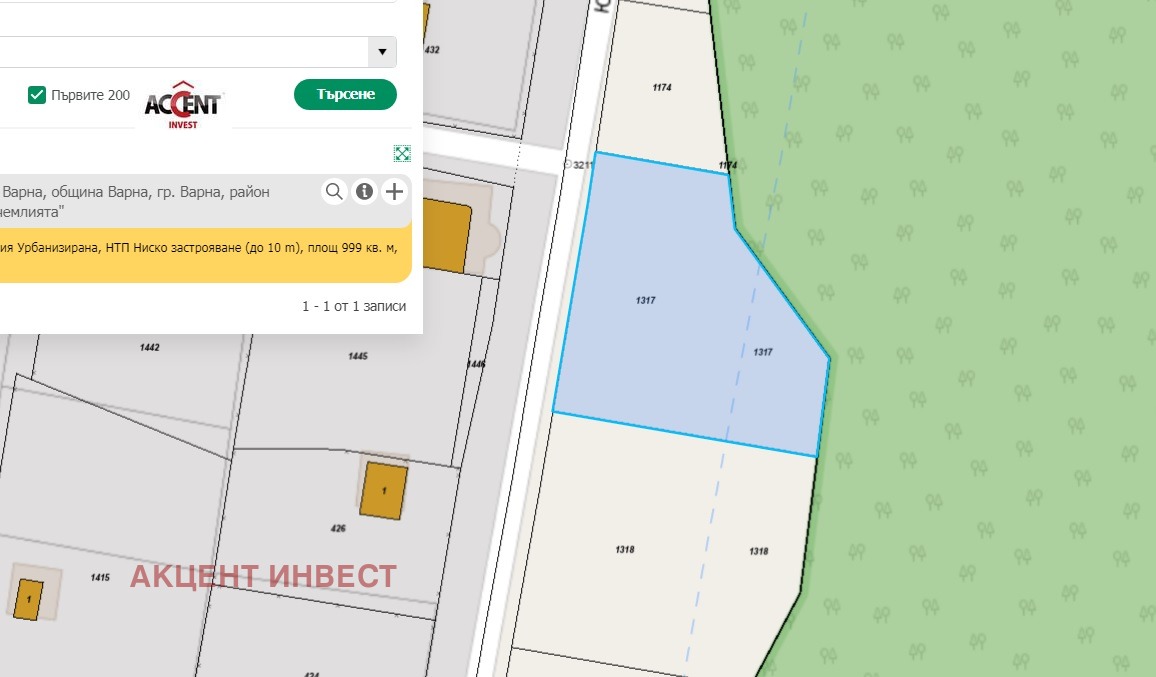 Продава ПАРЦЕЛ, гр. Варна, м-т Перчемлията, снимка 2 - Парцели - 51664598