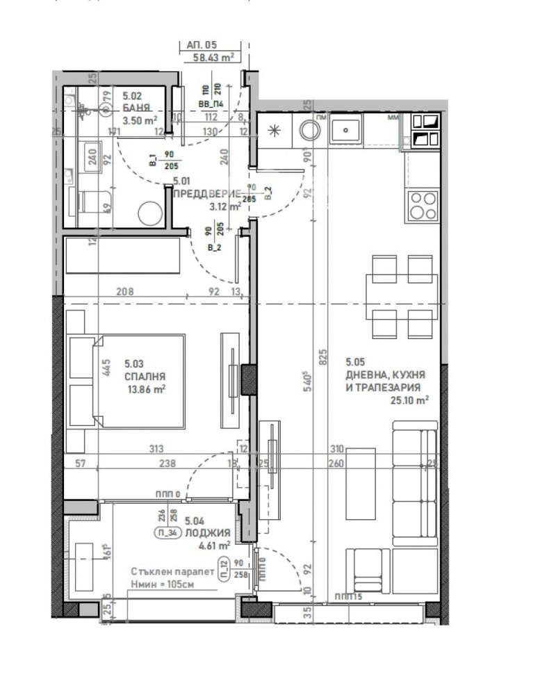 Продава 2-СТАЕН, гр. София, Подуяне, снимка 3 - Aпартаменти - 48097279