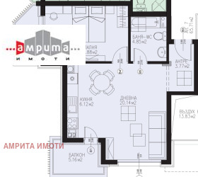 1 dormitorio Dragalevtsi, Sofia 14