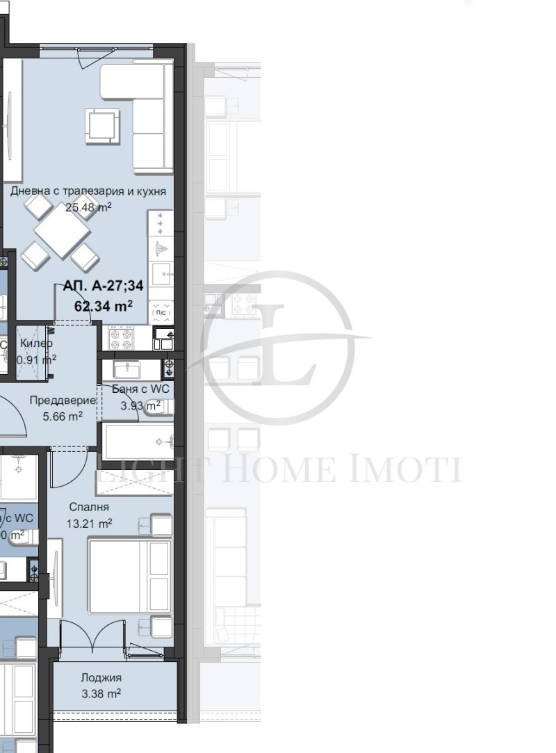 Продава 2-СТАЕН, гр. Пловдив, Христо Смирненски, снимка 4 - Aпартаменти - 47237345