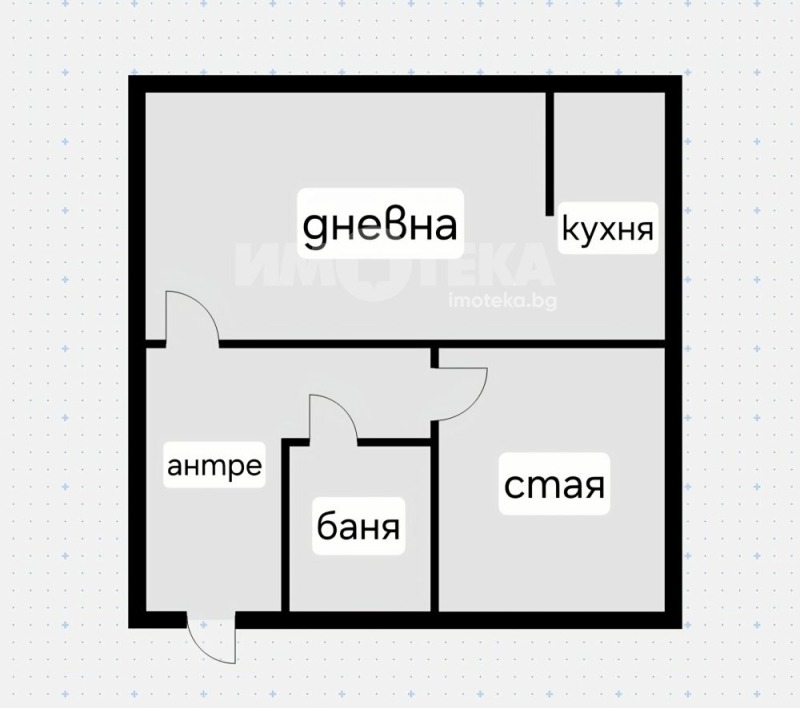 Продава 2-СТАЕН, гр. София, Полигона, снимка 4 - Апартаменти - 53266715