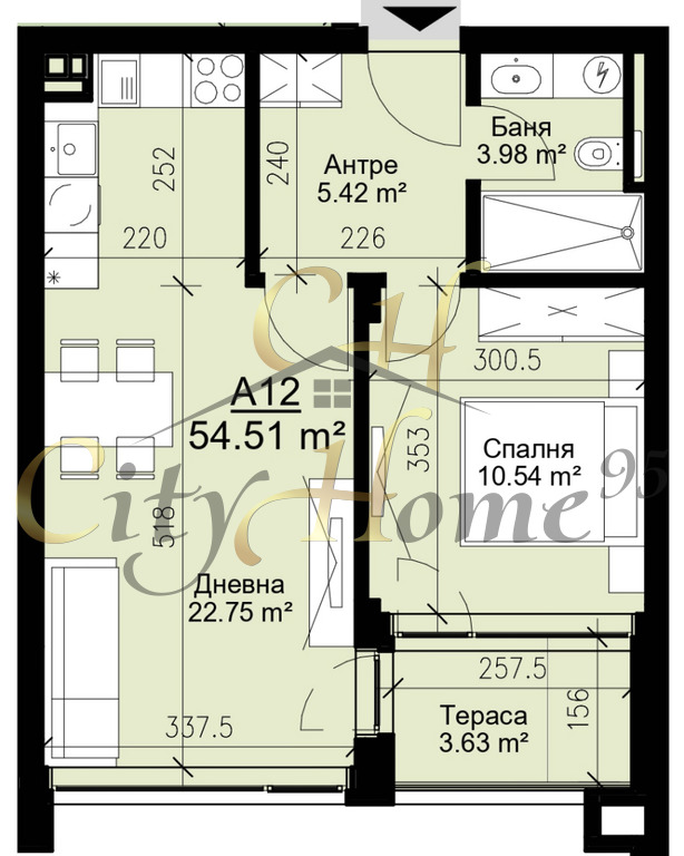 Продава 2-СТАЕН, гр. Варна, Бриз, снимка 1 - Aпартаменти - 47892746