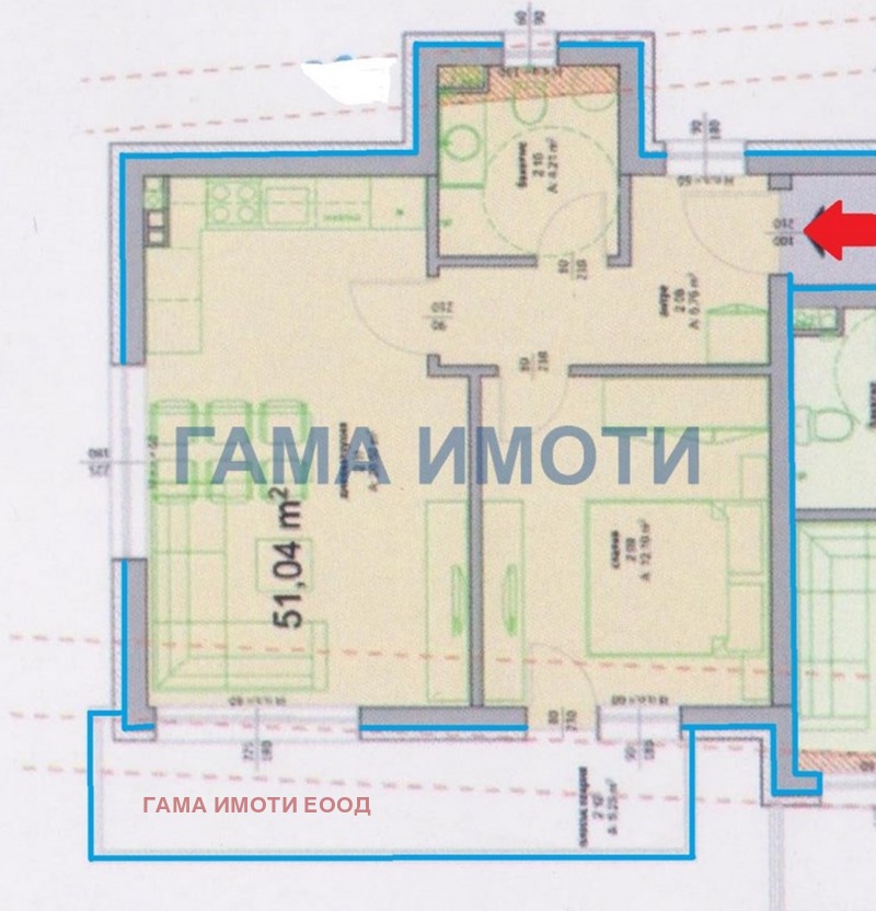 Продава 2-СТАЕН, гр. Поморие, област Бургас, снимка 2 - Aпартаменти - 48553577