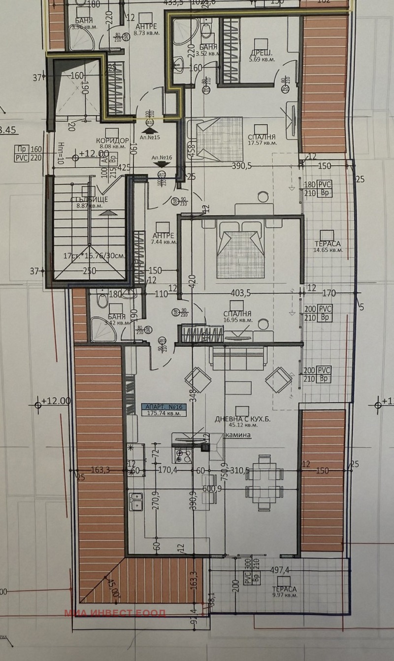 À vendre  2 chambres Vratsa , Tsentar , 190 m² | 95960523