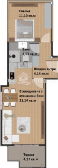 Продава  2-стаен град Пловдив , Христо Смирненски , 66 кв.м | 32175731 - изображение [2]