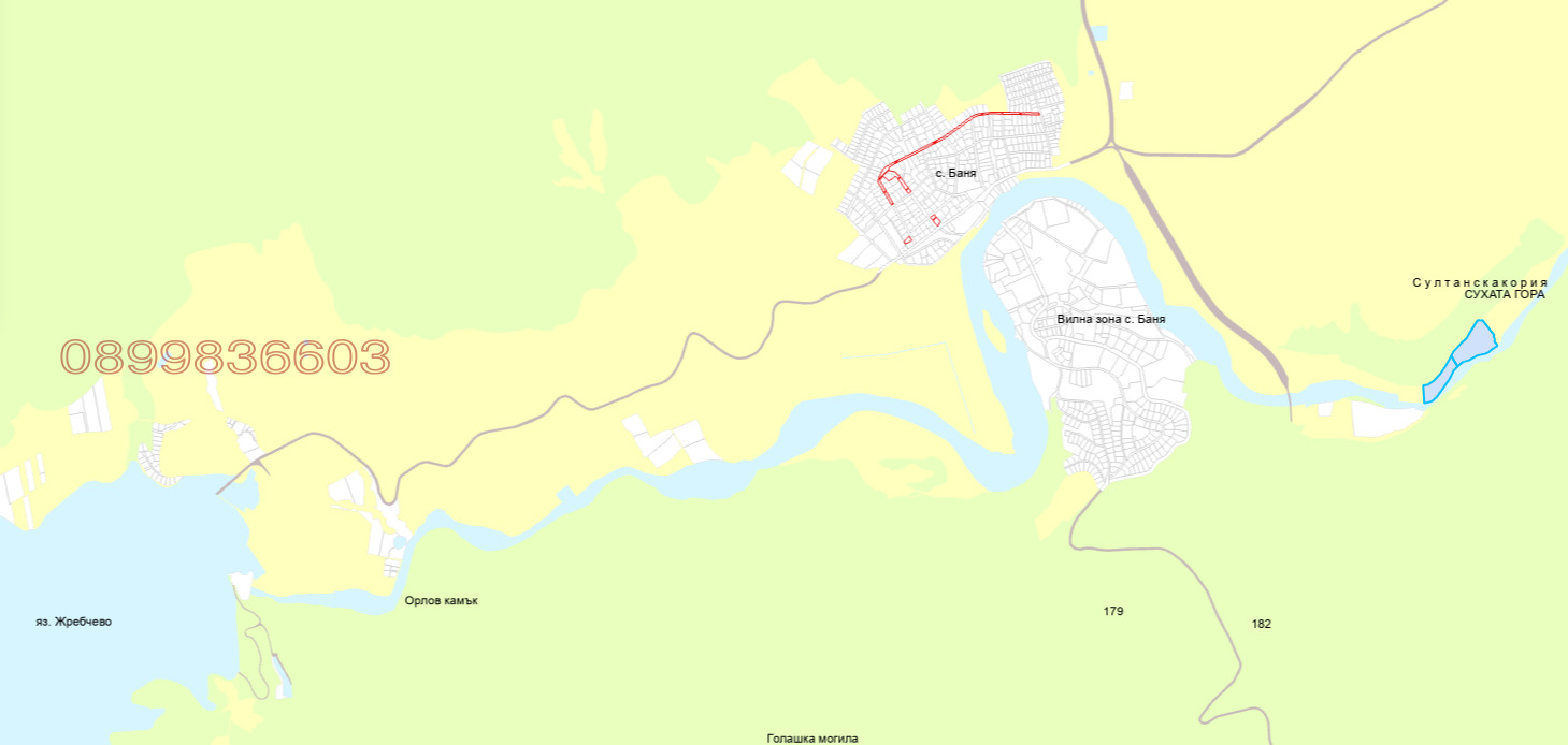 Продава ПАРЦЕЛ, с. Баня, област Сливен, снимка 3 - Парцели - 54357082
