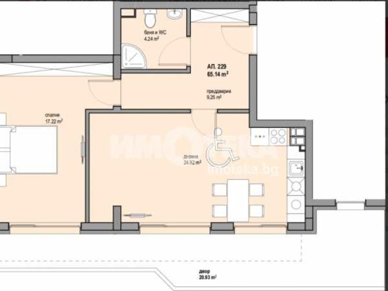 Na prodej  1 ložnice Sofia , Ljulin 8 , 77 m2 | 61533754 - obraz [2]