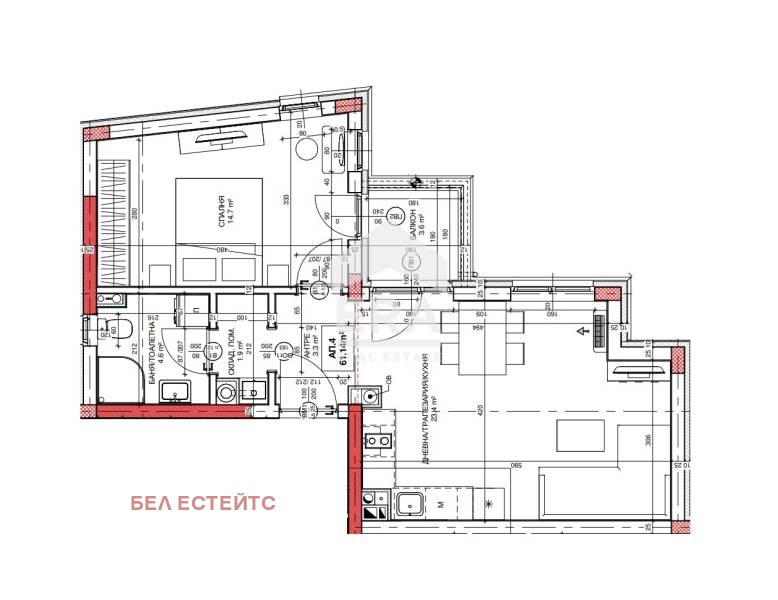 Продается  1 спальня София , Бояна , 77 кв.м | 11091548 - изображение [5]