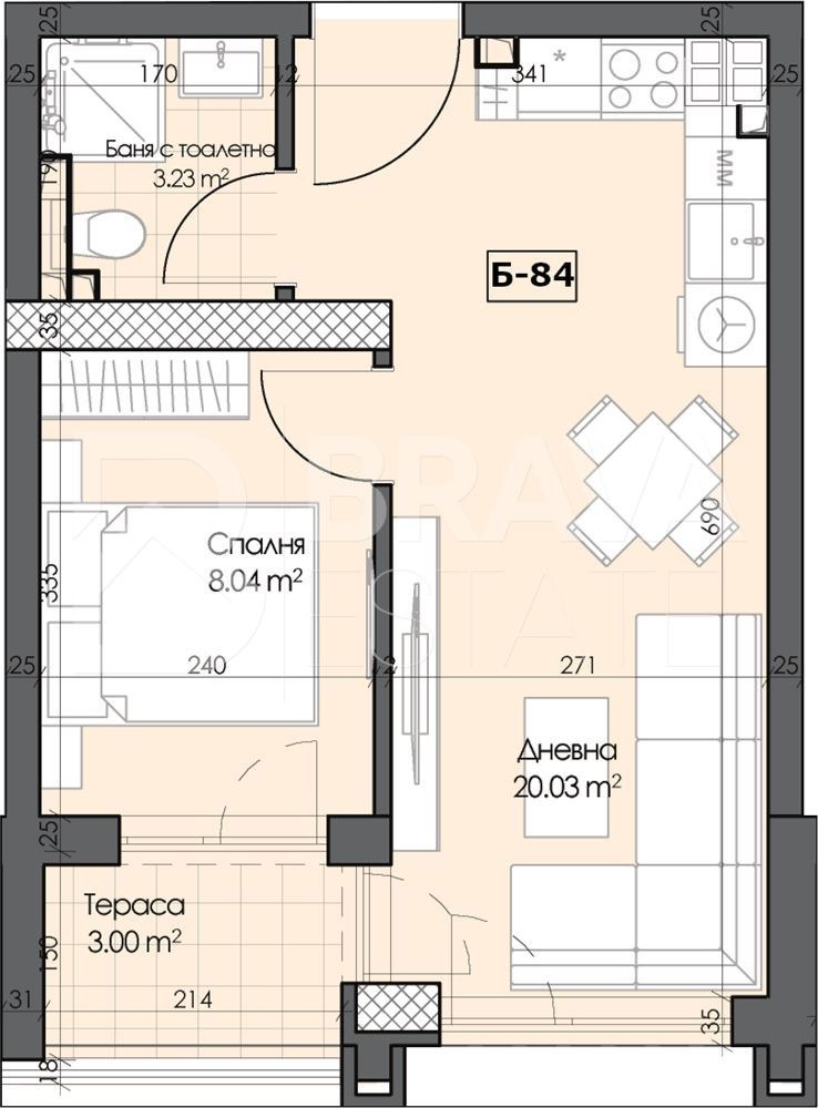 Продава 2-СТАЕН, гр. Пловдив, Кършияка, снимка 4 - Апартаменти - 52564429