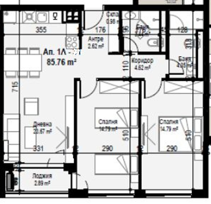 Продава  3-стаен град София , Банишора , 102 кв.м | 94086583 - изображение [2]