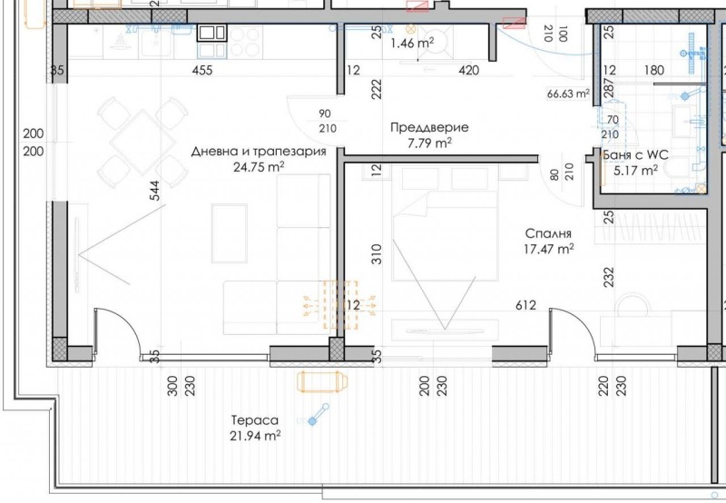 Продава 2-СТАЕН, гр. Пловдив, Западен, снимка 2 - Aпартаменти - 47305504