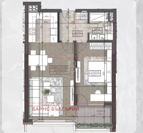 Продава 2-СТАЕН, гр. София, Младост 3, снимка 2 - Апартаменти - 53526674