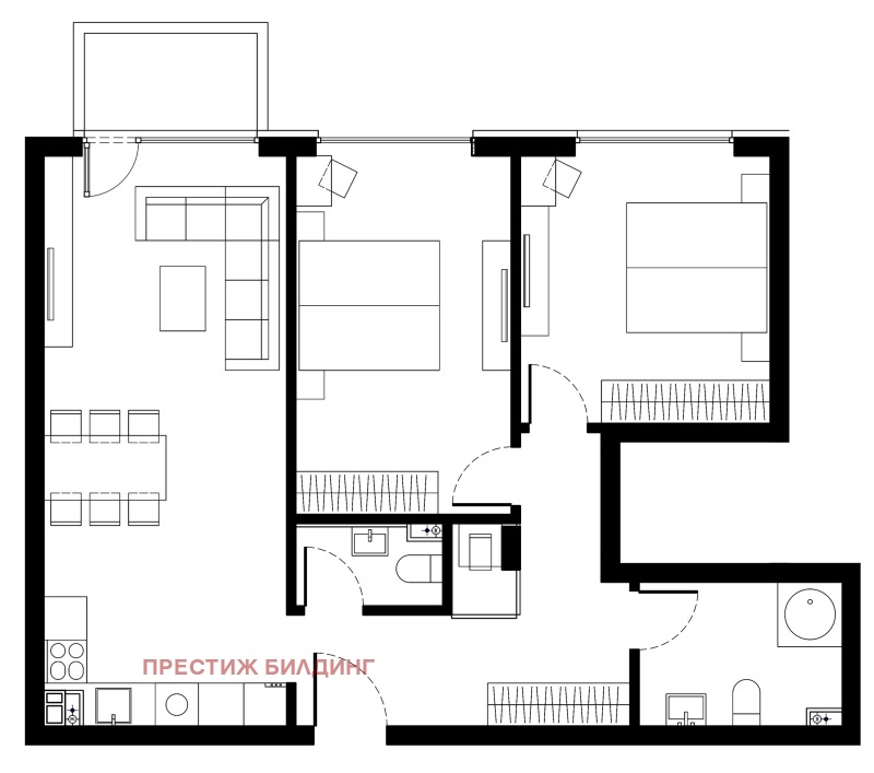 De vânzare  2 dormitoare Sofia , Malinova dolina , 107 mp | 92487994 - imagine [7]