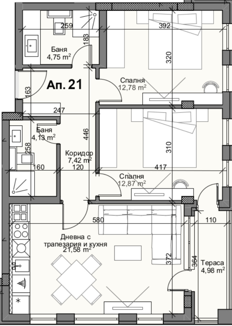 Продава 3-СТАЕН, гр. Пловдив, Кършияка, снимка 1 - Aпартаменти - 47763150