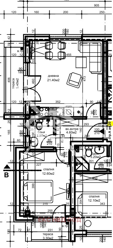 Продава 2-СТАЕН, гр. Пловдив, Христо Смирненски, снимка 1 - Aпартаменти - 49395622