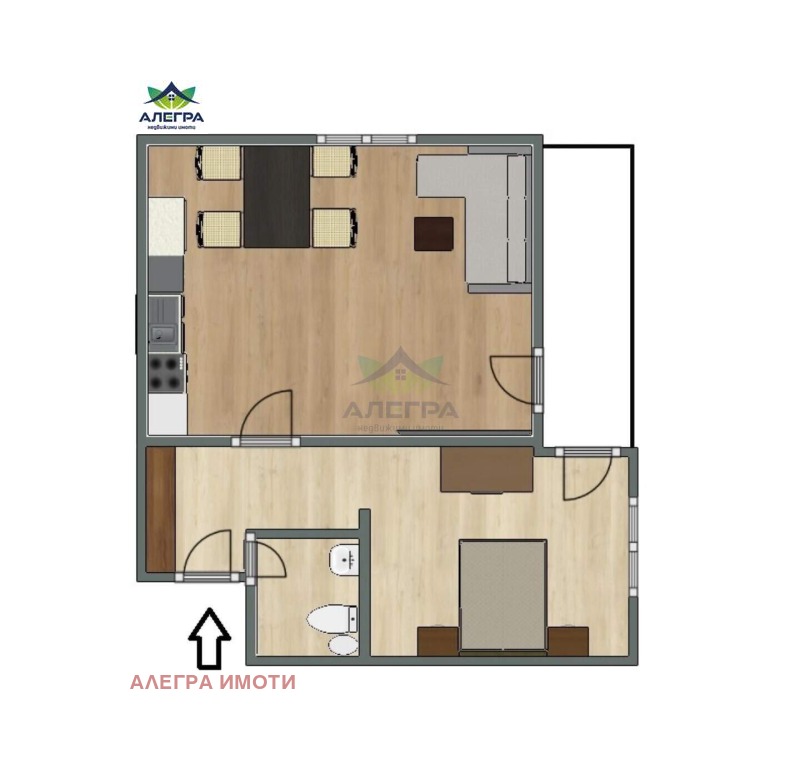 For Sale  1 bedroom Pazardzhik , Promishlena zona , 67 sq.m | 42292341 - image [2]
