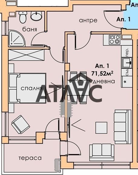 Продава 2-СТАЕН, гр. Пловдив, Съдийски