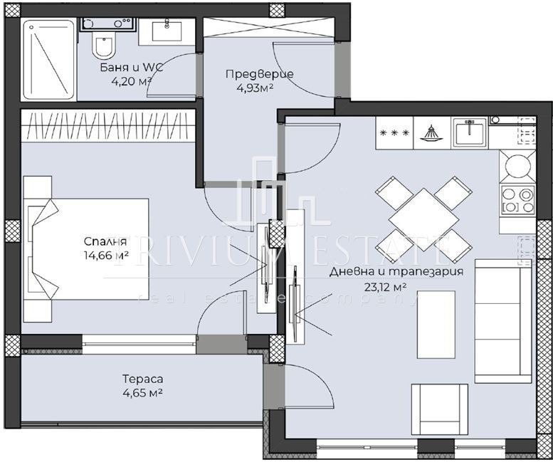 Продава 2-СТАЕН, гр. Пловдив, Христо Смирненски, снимка 10 - Апартаменти - 55057350