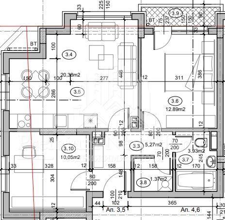 Продава 3-СТАЕН, гр. София, Център, снимка 3 - Aпартаменти - 49594167