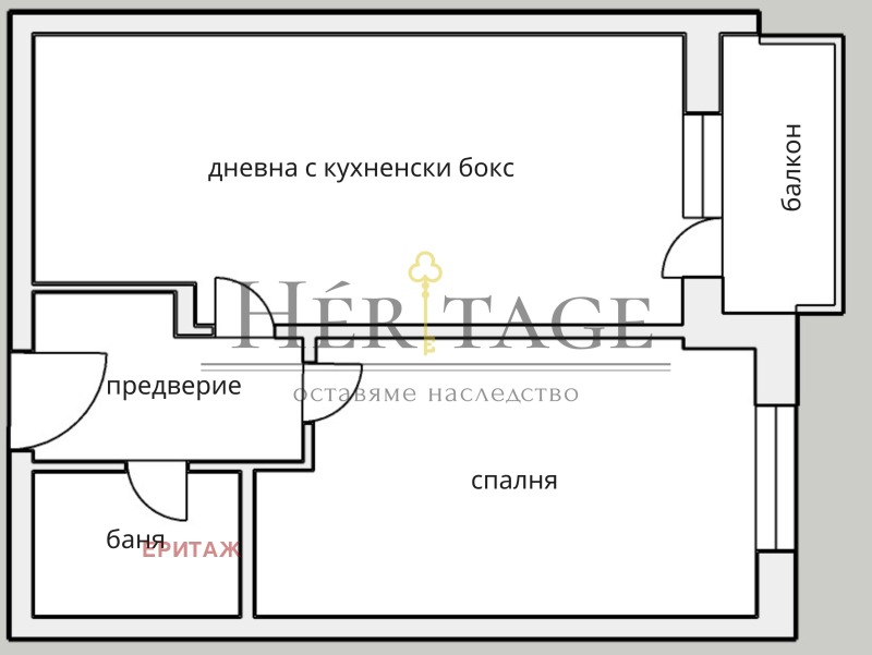 Продава 2-СТАЕН, гр. София, Кръстова вада, снимка 1 - Aпартаменти - 49116543