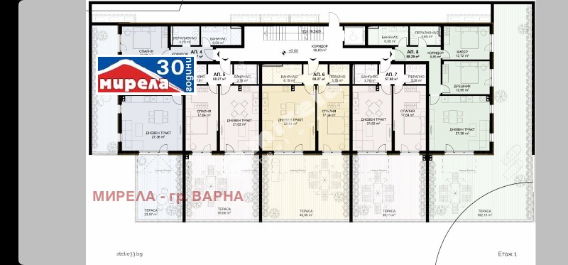На продаж  1 спальня Варна , Бриз , 72 кв.м | 36467302 - зображення [3]