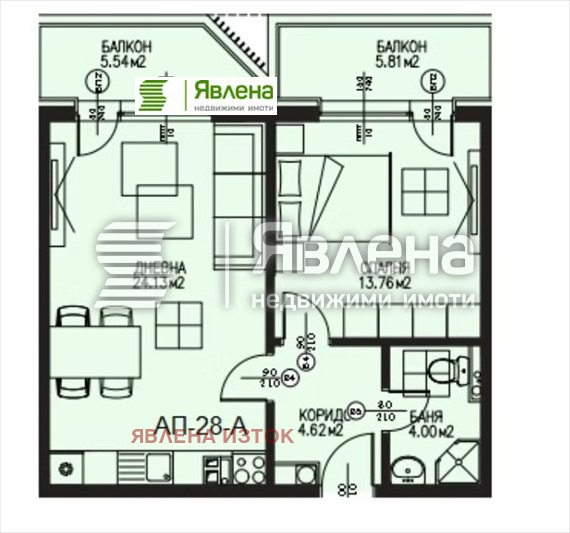 Na prodej  1 ložnice Sofia , Dragalevci , 78 m2 | 66122282 - obraz [10]