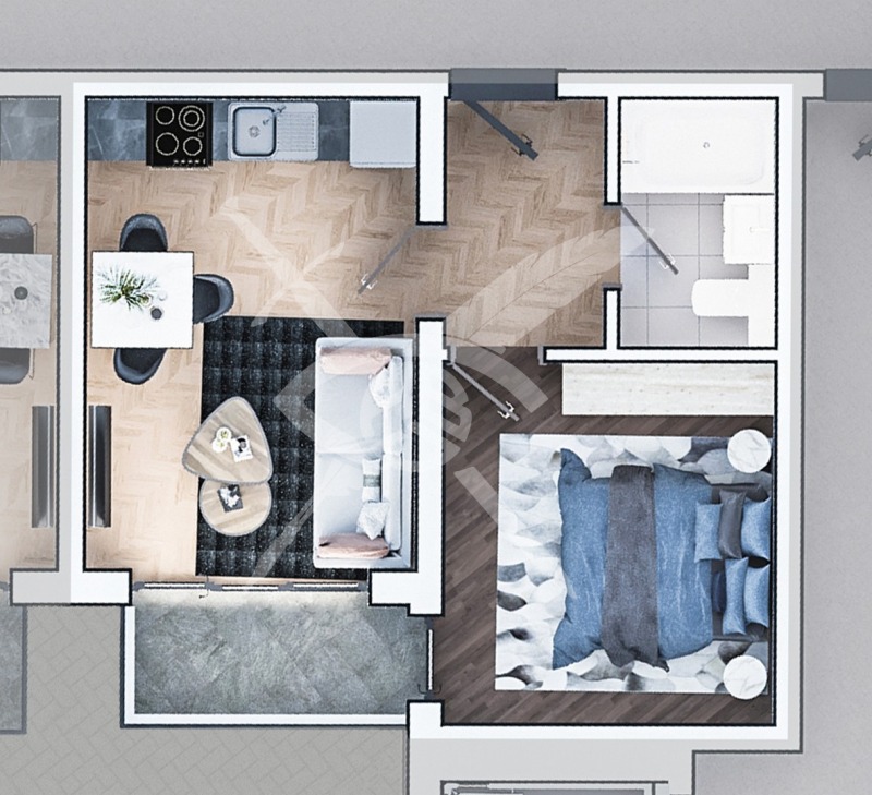 Продава 2-СТАЕН, гр. София, Център