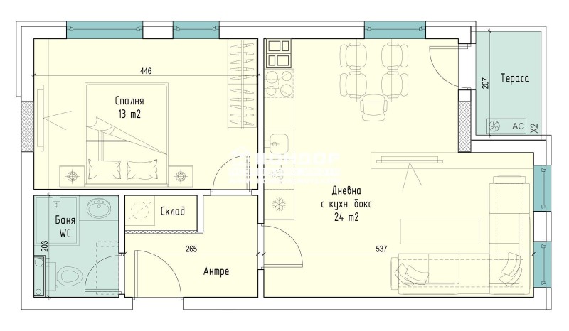Продава 2-СТАЕН, гр. Пловдив, Каменица 2, снимка 11 - Апартаменти - 53186704