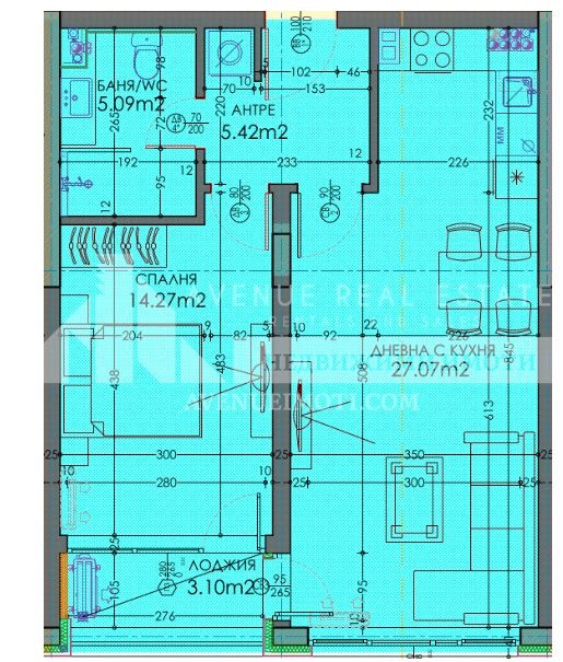 На продаж  1 спальня Пловдив , Тракия , 76 кв.м | 11848275 - зображення [2]