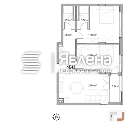 Продава 3-СТАЕН, гр. Пловдив, Христо Смирненски, снимка 2 - Апартаменти - 54093690