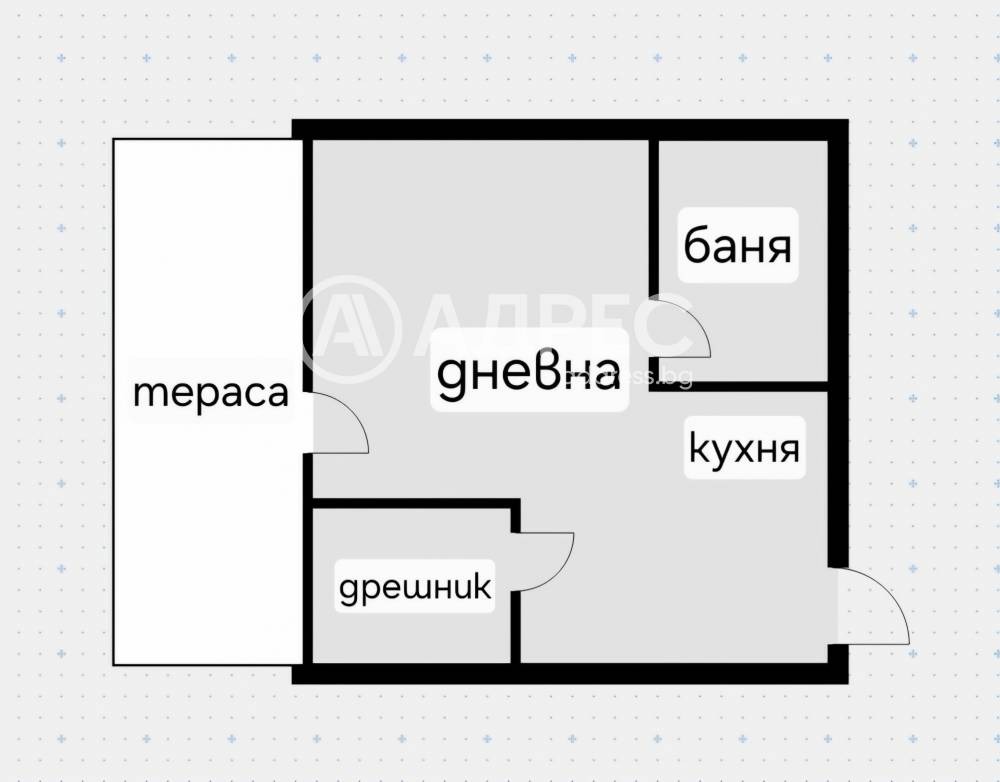 Продава 1-СТАЕН, гр. София, Полигона, снимка 4 - Апартаменти - 55739649