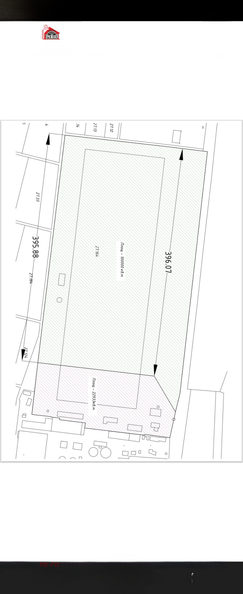 Продава ПАРЦЕЛ в град Пазарджик, Запад - 100000 кв.м / 7 500 000 € » 14 668 725.00 лв., ПЕ-ГО