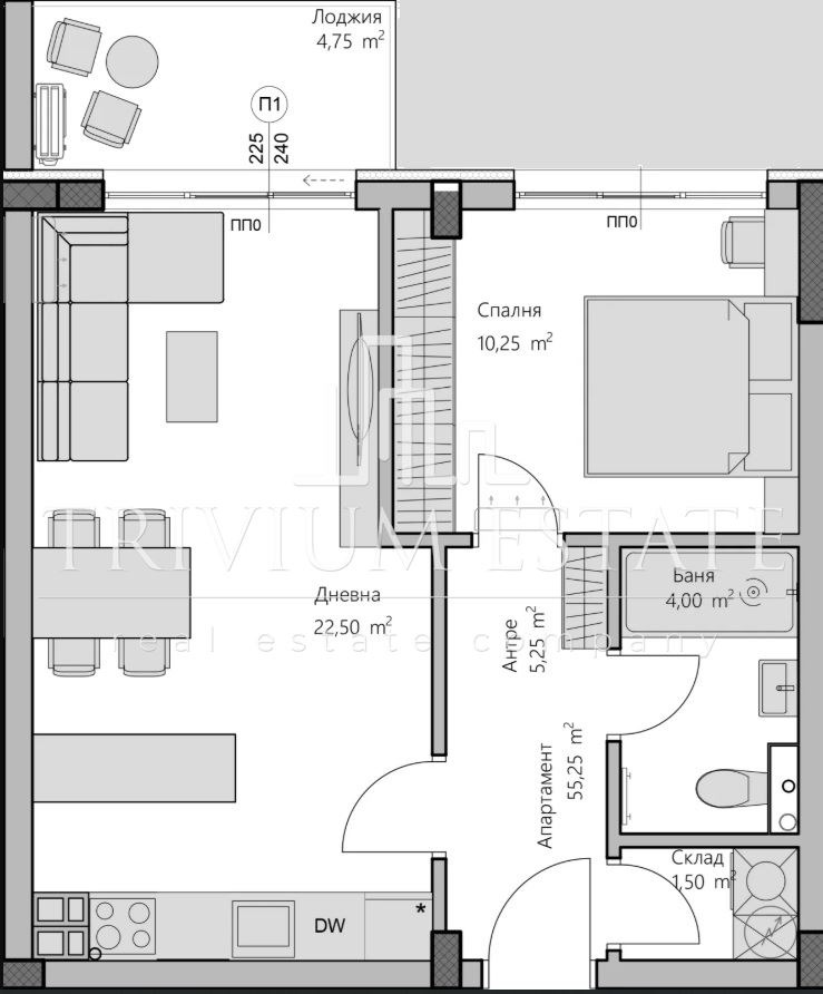 Продава 2-СТАЕН, гр. Пловдив, Христо Смирненски, снимка 2 - Апартаменти - 52835152
