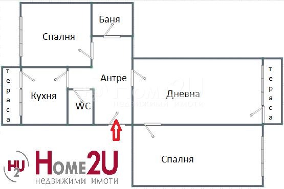 Till salu  2 sovrum Sofia , Dianabad , 77 kvm | 61053297 - bild [2]