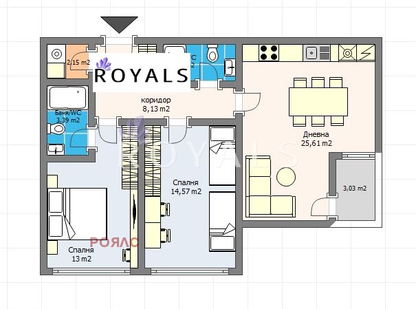 Продава 3-СТАЕН, гр. София, Овча купел 1, снимка 3 - Апартаменти - 53167551