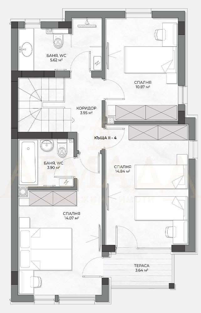 En venta  Casa región Plovdiv , Markovo , 137 metros cuadrados | 93181838 - imagen [3]